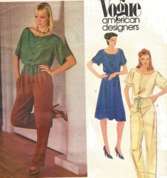 2671 A KLEIN LOOSE DRAWSTRING DRESS, JUMPSUIT PATTERN 8, or 12 choice